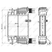 NRF Intercooler (Charge Air Cooler) 30866