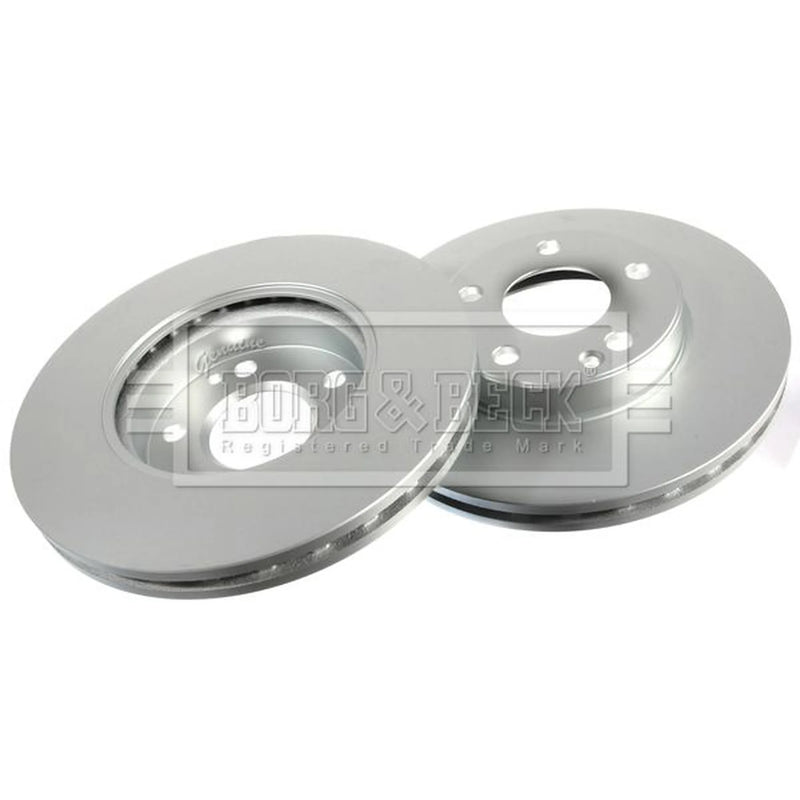 Borg & Beck 2 x Vented Front Brake Discs BBD5267