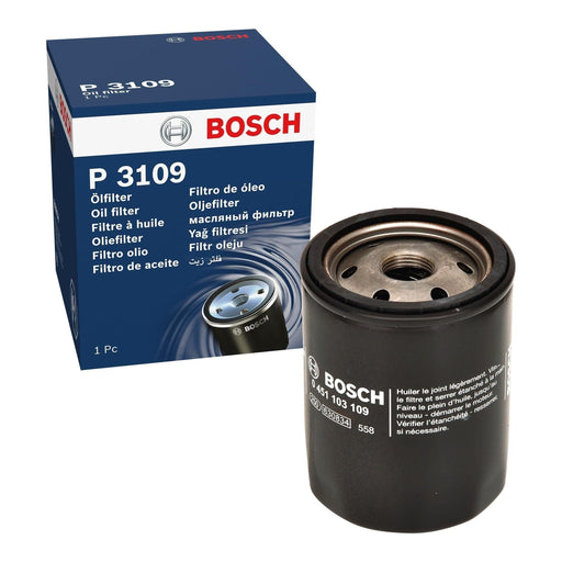 Genuine Bosch Car Oil Filter P3109 Fits Citroen Cx - 2.5 - 83-85 0451103109 Bosch  - Town Parts