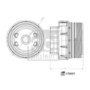 Febi Oil Filter Housing Cap 176601