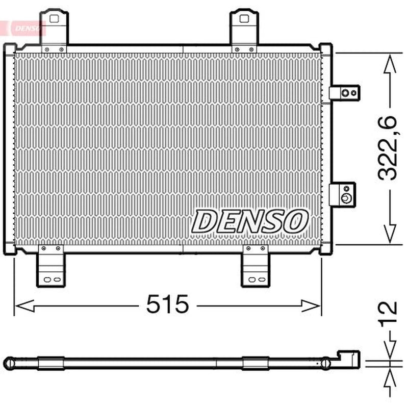 Denso Air Conditioning Condenser DCN44018