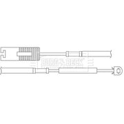 Borg & Beck Brake Pad Wear Sensor Rear BWL3073