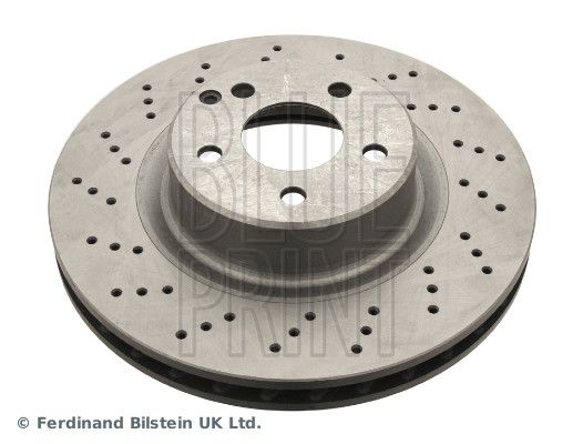 Blue Print Brake Disc Set Perforated/Vented Front