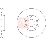 Apec 2 x Vented Front Brake Discs DSK3045