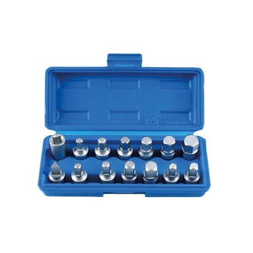 Laser Tools Drain Plug Key Set 3/8"D 14pc - PL