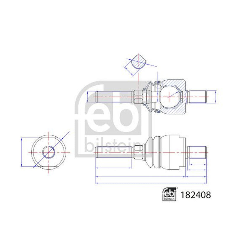 Febi Stabiliser Drop Link Front Right 182408