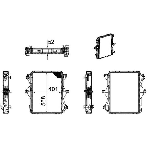 Mahle Engine Radiator CR 1169 000P