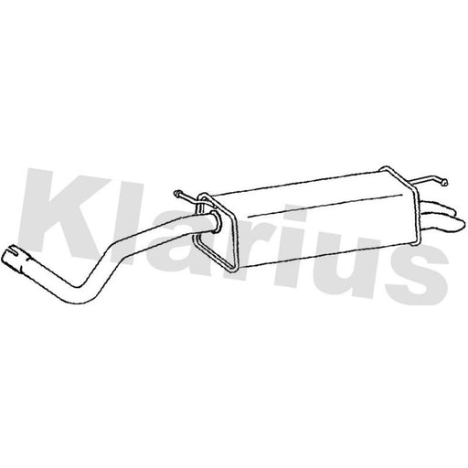 Klarius Box With Tail Pipe Rear SK44C