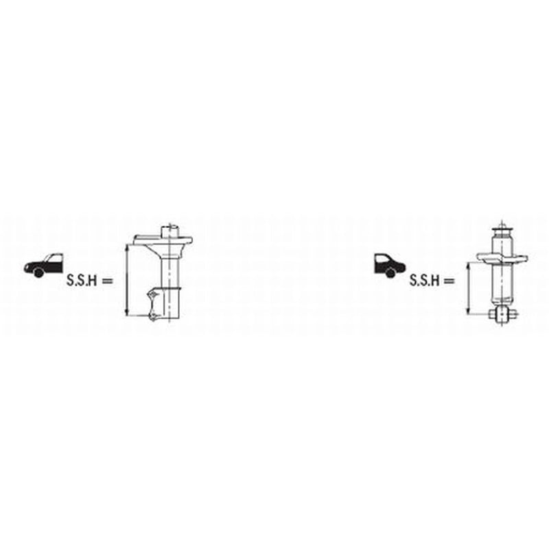 KYB Shock Absorber Damper Strut Front 333075