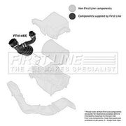 First Line Air Filter Intake Hose NBR (nitrile butadiene rubb FTH1455