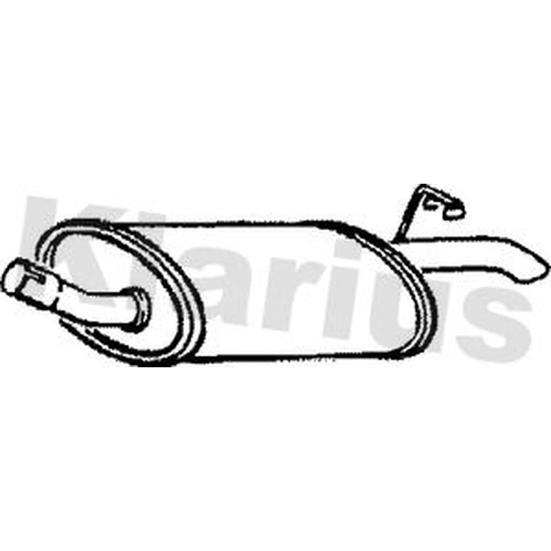 Klarius Box With Tail Pipe Rear FE239H