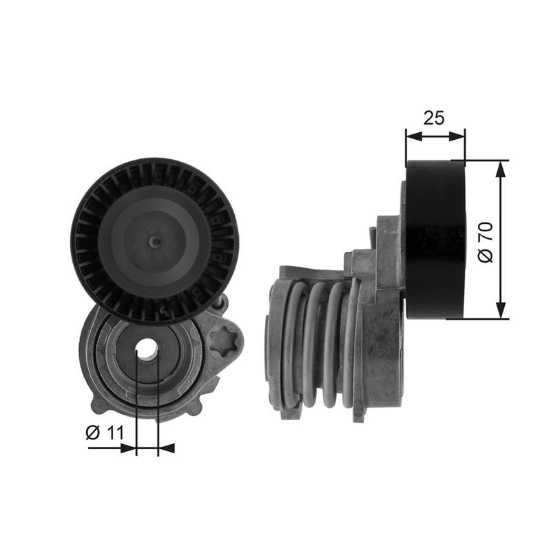 Gates Auxiliary Belt Tensioner T38384