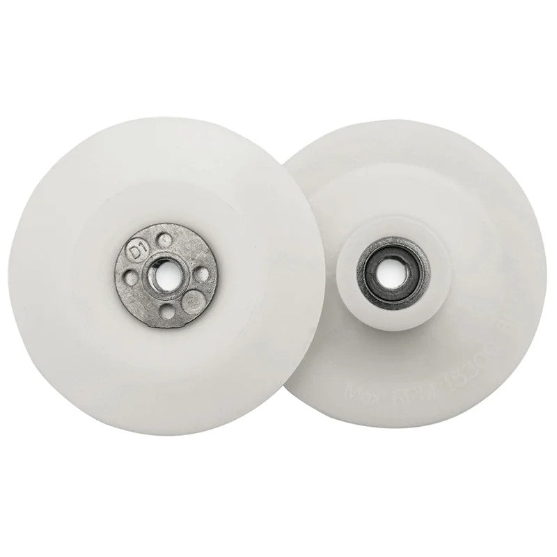 Flexipads World Class Angle Grinder Pad White 100mm (4in) M10 x 1.25 - 20015