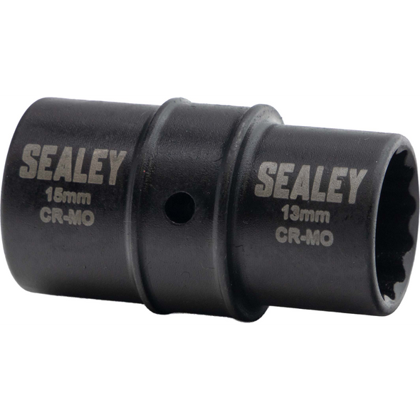 Sealey 1/4"Dr Flip Socket 13 x 15mm