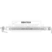 Borg & Beck Brake Hydraulic Hose Line Rear Left BBH7924