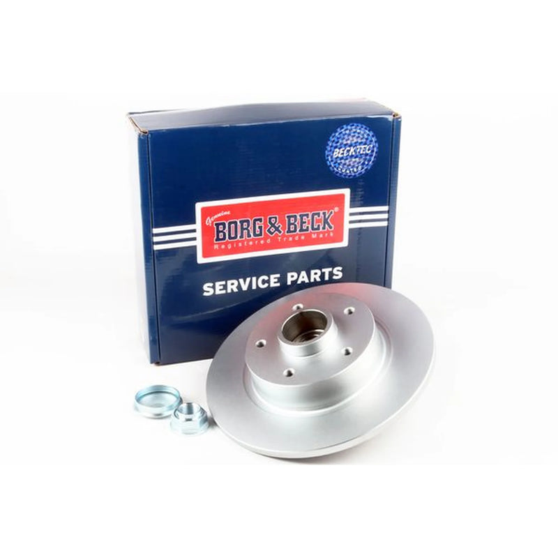 Borg & Beck 2 x Solid Rear Brake Discs BBD5968S