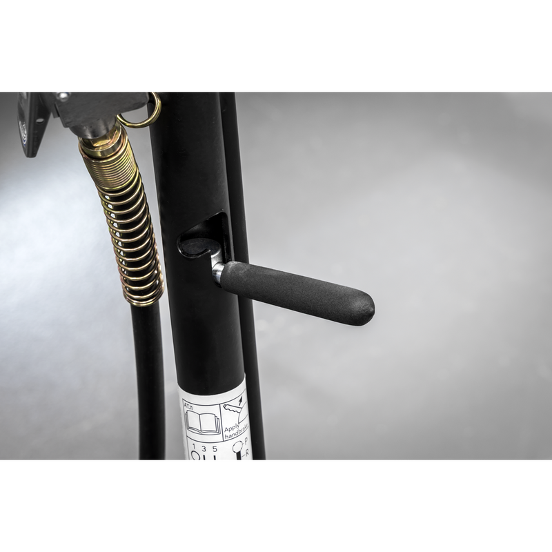 Sealey Trolley Jack 10 Tonne Long Reach Air/Manual Operation