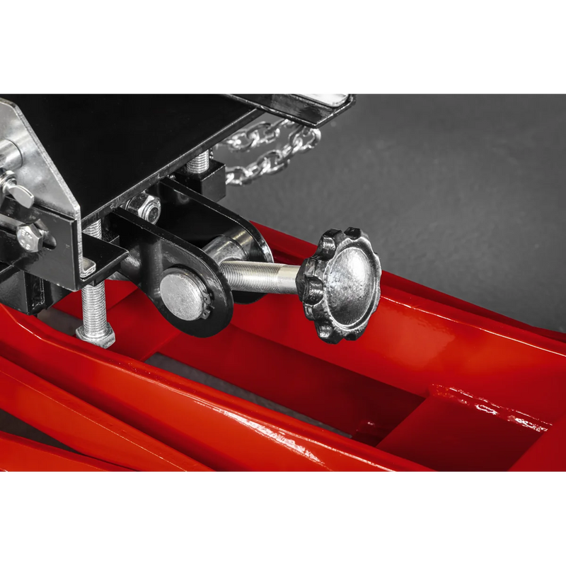 Sealey Premier Floor Transmission Jack 1 Tonne Adjustable 1000E
