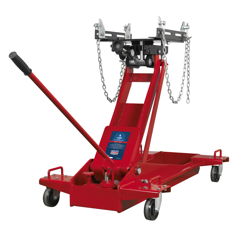Sealey Premier Floor Transmission Jack 1 Tonne Adjustable 1000E