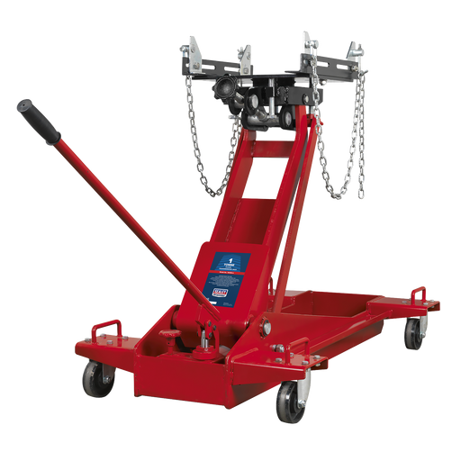 Sealey Premier Floor Transmission Jack 1 Tonne Adjustable 1000E