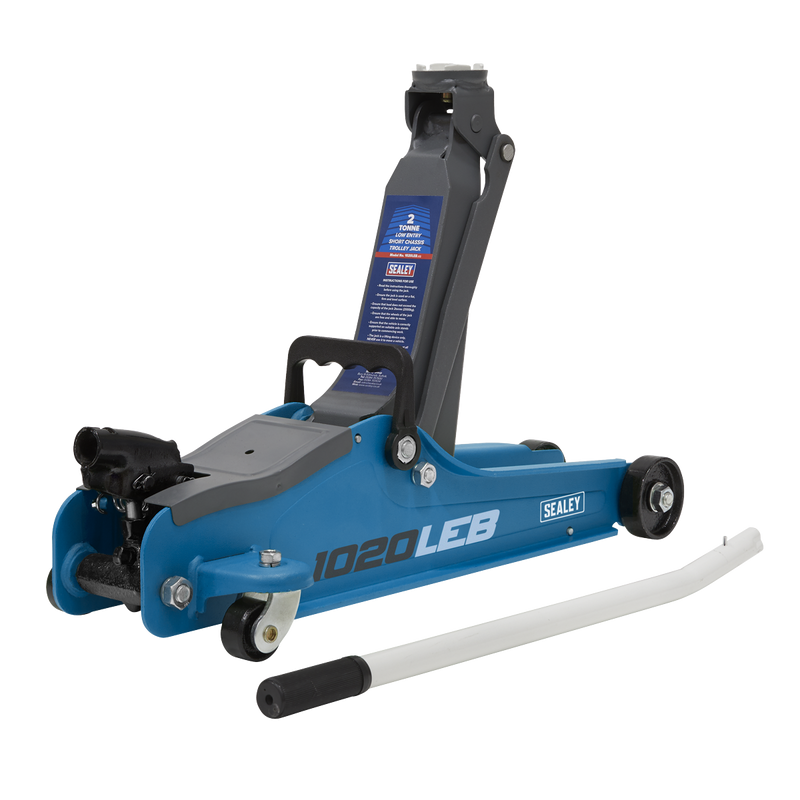 Sealey Low Profile Trolley Jack 2 Tonne with Accessories Bag