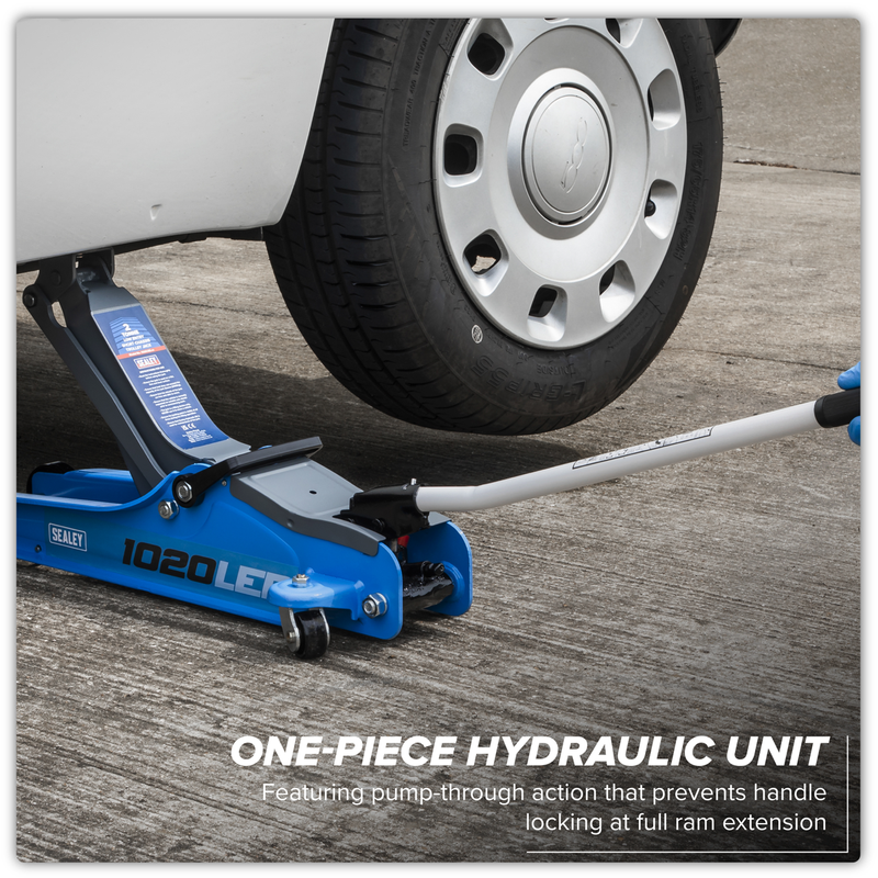 Sealey Trolley Jack 2 Tonne Low Profile Model 1020LEB