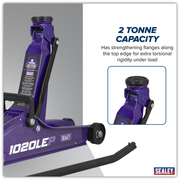 Sealey Low Profile Trolley Jack 2 Tonne Model 1020LEP