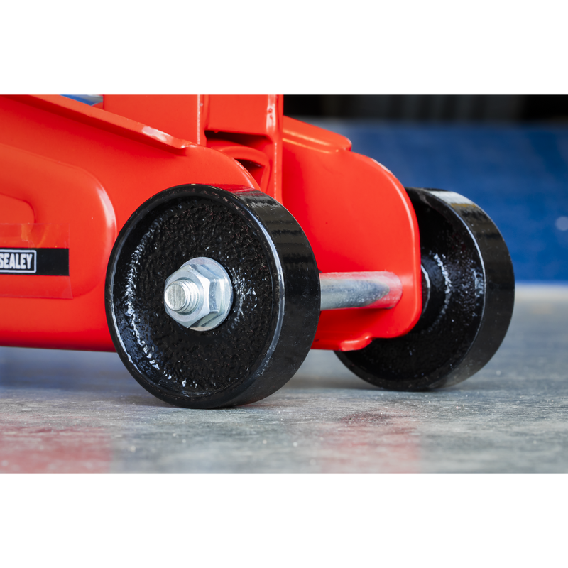 Sealey Trolley Jack 2 Tonne Short Chassis Model 1050CXD