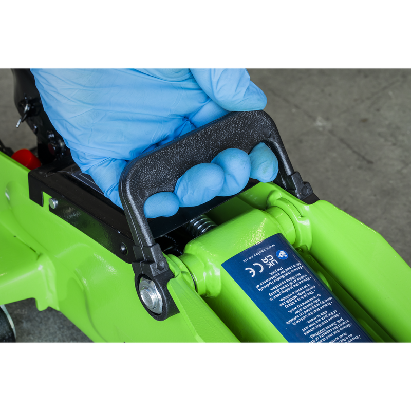 Sealey Trolley Jack 2 Tonne with Storage Case - Model 1050CXDHV