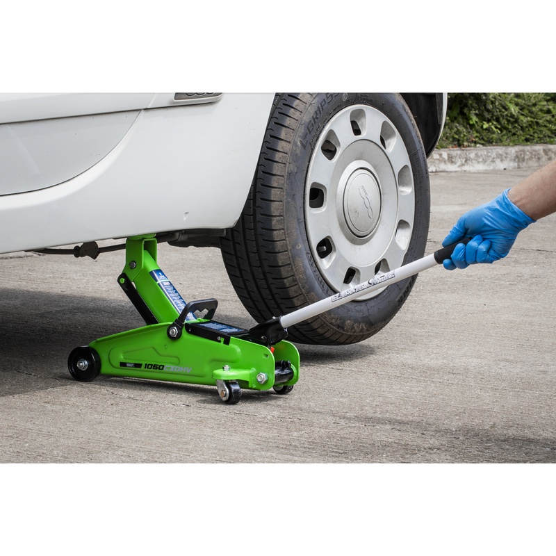 Sealey Trolley Jack 2 Tonne with Storage Case - Model 1050CXDHV