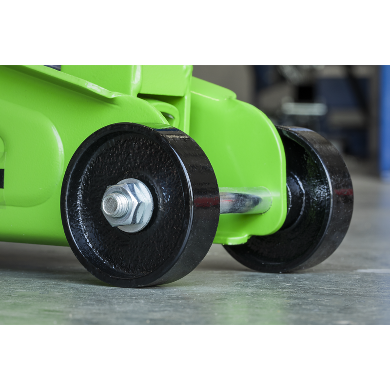 Sealey Trolley Jack 2 Tonne with Storage Case - Model 1050CXDHV