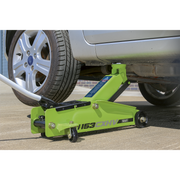 Sealey Heavy-Duty Trolley Jack 3 Tonne - Long Reach 625mm