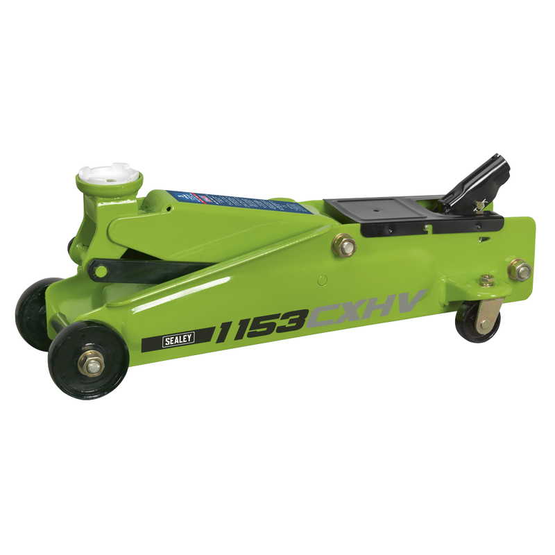 Sealey Heavy-Duty Trolley Jack 3 Tonne - Long Reach 625mm