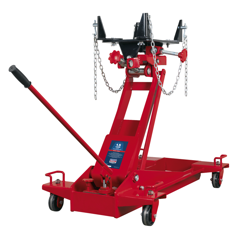 Sealey Premier Floor Transmission Jack 1.5 Tonne Adjustable 1500E
