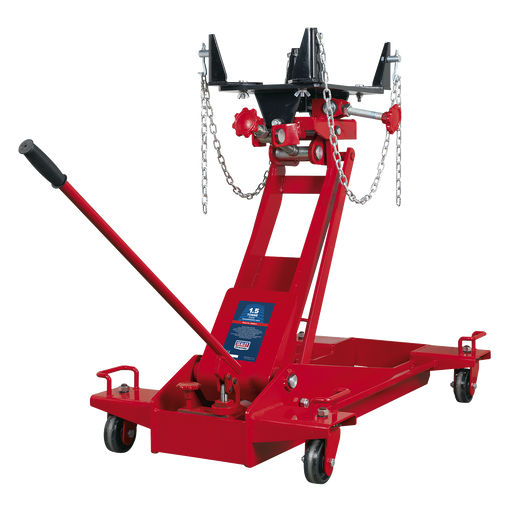 Sealey Premier Floor Transmission Jack 1.5 Tonne Adjustable 1500E