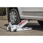 Sealey Trolley Jack 1.5 Tonne Low Profile Long Reach 915mm