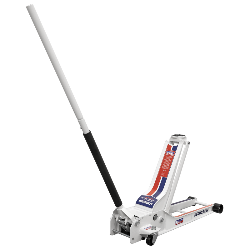 Sealey Trolley Jack 1.5 Tonne Low Profile Long Reach 915mm