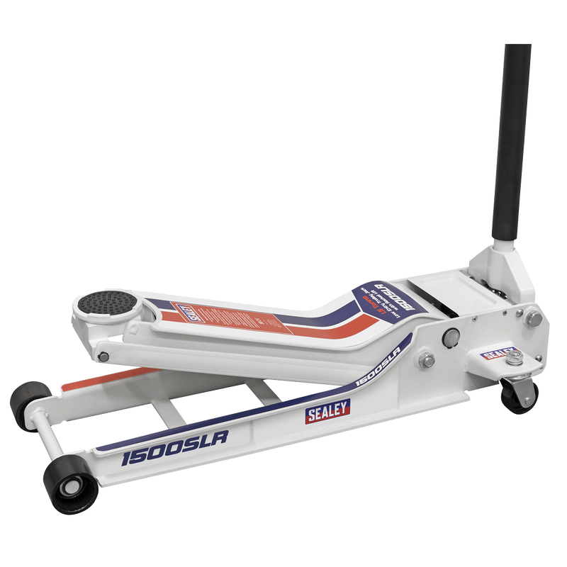 Sealey Trolley Jack 1.5 Tonne Low Profile Long Reach 915mm