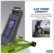 Sealey Trolley Jack 2001LEHV 2.25 Tonne Low Profile
