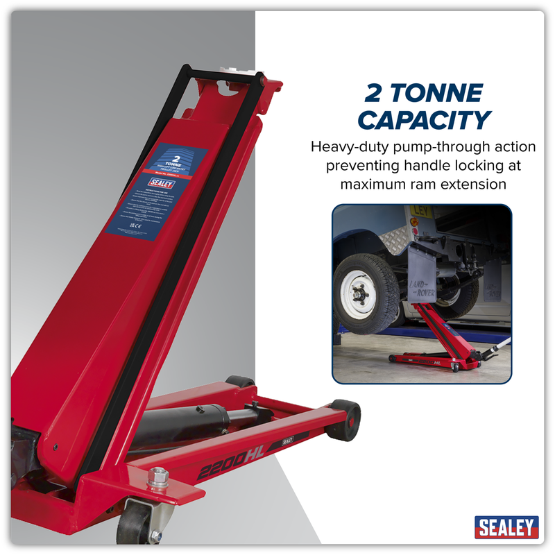 Sealey Trolley Jack 2200HL 2 Tonne Low Profile