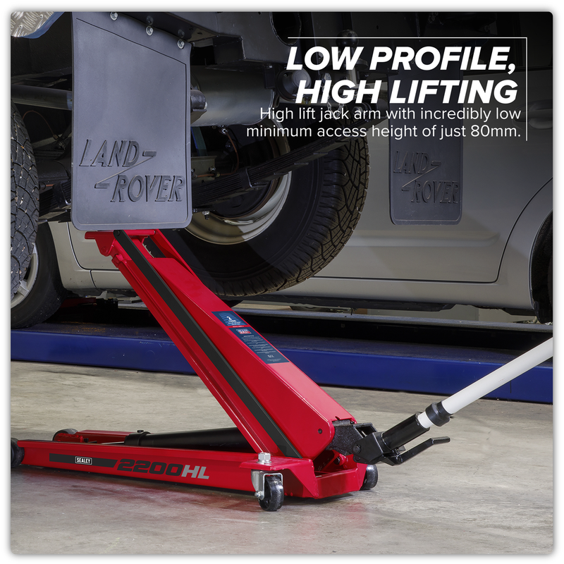 Sealey Trolley Jack 2200HL 2 Tonne Low Profile