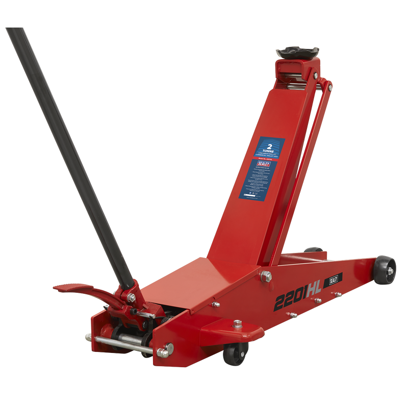 Sealey Trolley Jack 2 Tonne Long Reach High Lift Model 2201HL