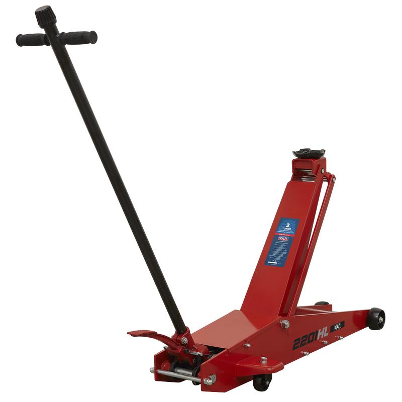 Sealey Trolley Jack 2 Tonne Long Reach High Lift Model 2201HL