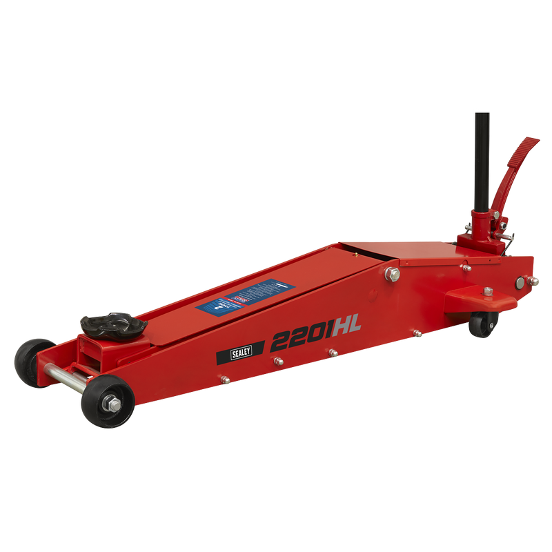 Sealey Trolley Jack 2 Tonne Long Reach High Lift Model 2201HL