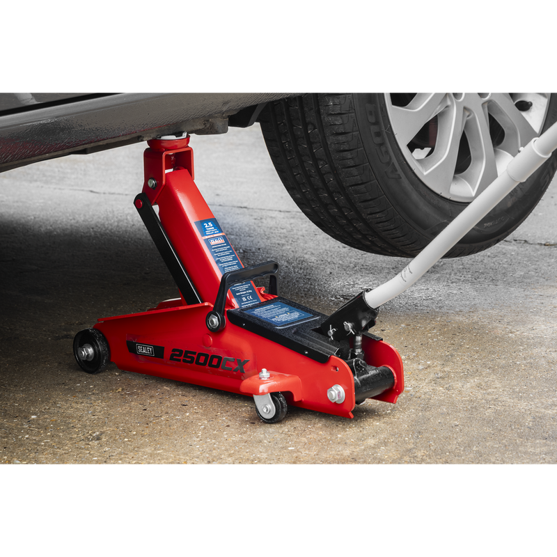 Sealey Trolley Jack 2.5 Tonne Heavy-Duty Model 2500CX