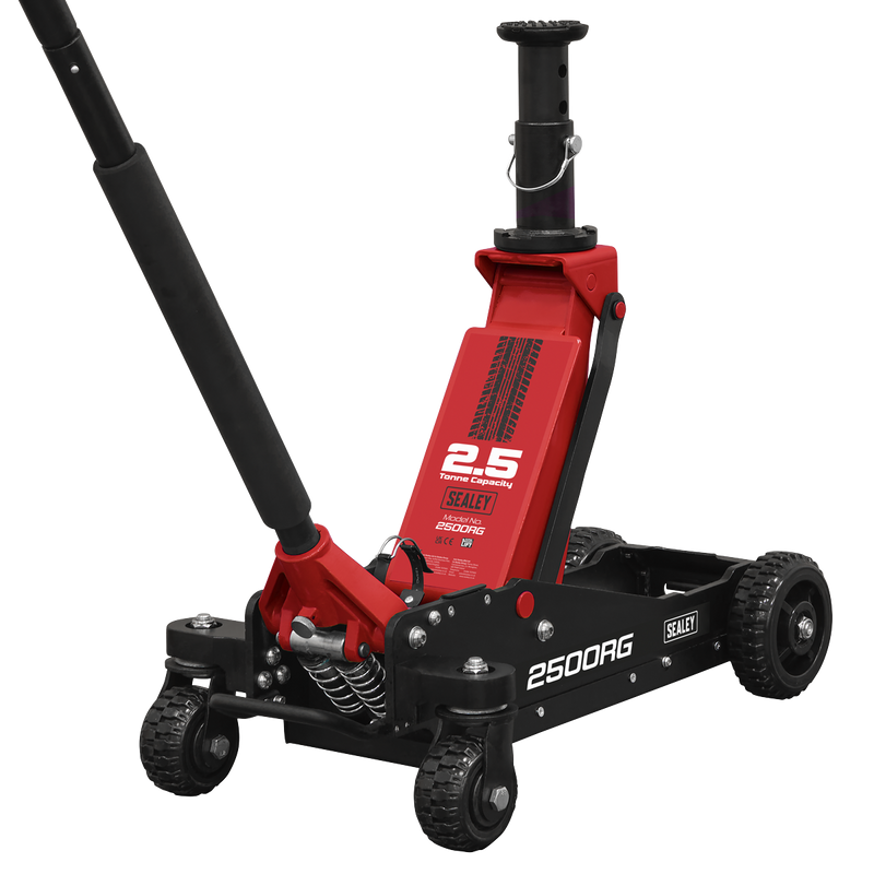 Sealey Trolley Jack 2500RG 2.5 Tonne for Off-Road Vehicles