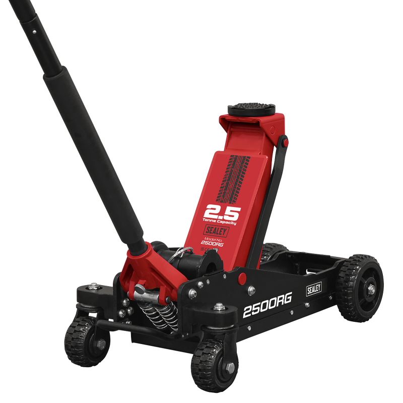 Sealey Trolley Jack 2500RG 2.5 Tonne for Off-Road Vehicles