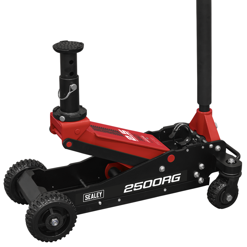 Sealey Trolley Jack 2500RG 2.5 Tonne for Off-Road Vehicles