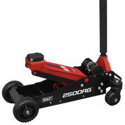 Sealey Trolley Jack 2500RG 2.5 Tonne for Off-Road Vehicles