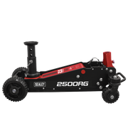 Sealey Trolley Jack 2500RG 2.5 Tonne for Off-Road Vehicles